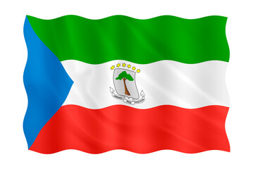 Digital composite.
Flag of Equatorial Guinea
On October 12th Equatorial Guinea celebrates its Independence Day.
Guinean, Día de los padres de la independencia de Guinea Ecuatorial,