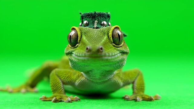 frog on white background