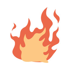 Illustration of a Fire Flame