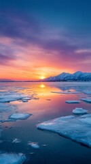 Obraz premium sunset in the sea