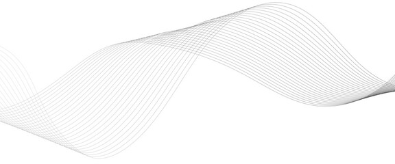 Abstract wavy grey blend technology liens background. Digital frequency track equalizer. Abstract frequency sound wave lines and twisted curve lines background. Banner design background