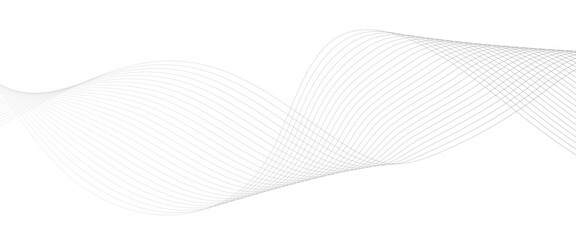 Abstract wavy grey blend technology liens background. Digital frequency track equalizer. Abstract frequency sound wave lines and twisted curve lines background. Banner design background.