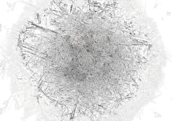 Grunge texture background isolated on transparent background for design element