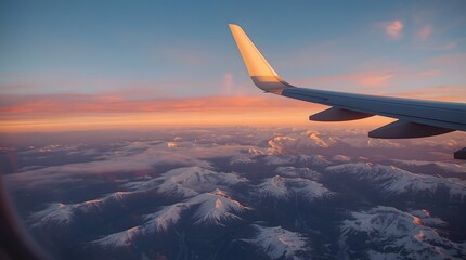 view from airplane window