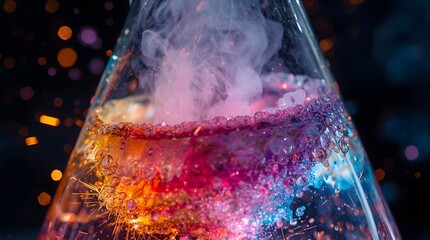 colorful measuring cylinder 