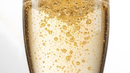 glass of beer on white background