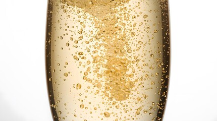 glass of beer on white background