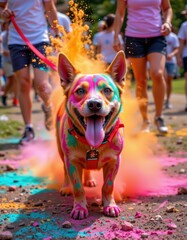 Festive Dog Parade