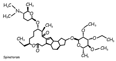 The Chemical structure of Spinetoram 