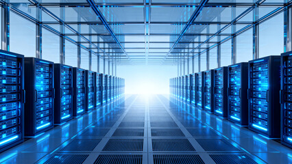 Fototapeta premium DataCenterServerRacks