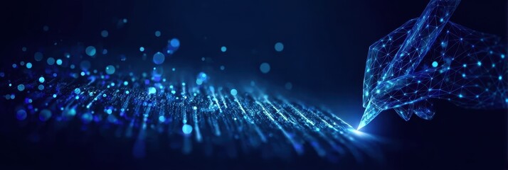 Corporate Employee Stamping Document in Modern Office