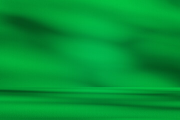 Wall interior background, studio and backdrops show products. with leaf shadow leaf from window color green and white. background for text insertion and presentation of product	