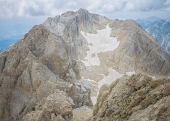 Appennini mountains, Italy - The mountain summit of central Italy, Abruzzo region, above 2500 meters