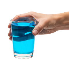 hands holding cocktails on Isolated transparent background png. generated with AI
