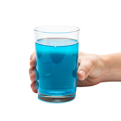 hands holding cocktails on Isolated transparent background png. generated with AI