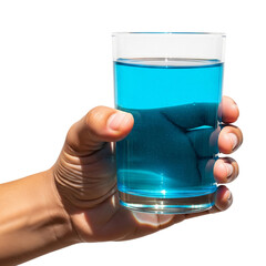 hands holding cocktails on Isolated transparent background png. generated with AI