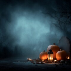 The Halloween Graveyard Vigil with fog