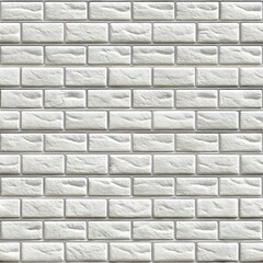 White brick wall with a white brick pattern