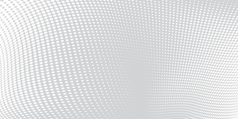 Dots halftone grey color pattern gradient texture whit technology digital background. Dots pop art comics with nature graphic design.