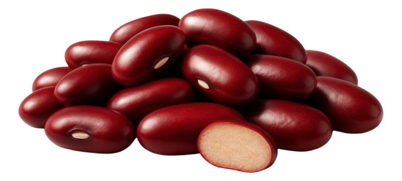 A rustic paper bag filled with buckwheat kernels, partially open to reveal the contents