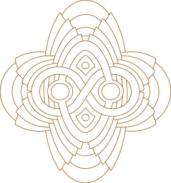 sketch vector illustration silhouette design ornament decoration anagram mandala decoration ethnic traditional abstract modern