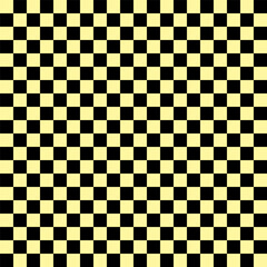 Black and yellow seamless checkered pattern.