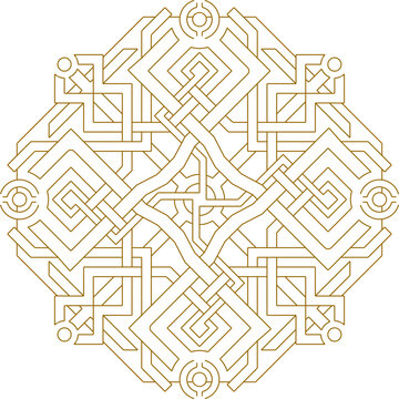 sketch vector illustration silhouette design mandala anagram classic vintage ethnic abstract modern