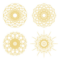 Set of abstract shapes