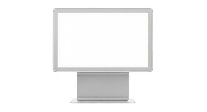 Isolated digital interactive signage kiosk information display terminal advertising monitor