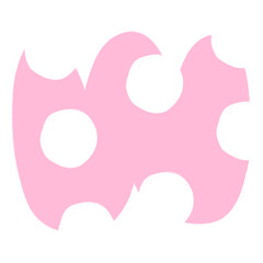 W Alphabet Hand Drawn Style And Pink Design Font Design W Alphabet Isolated