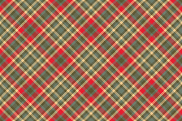 Ethnicity check textile vector, elementary fabric texture pattern. Foot background tartan seamless plaid in pastel and amber colors.
