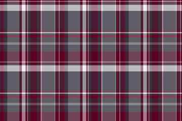 Elegant gray and burgundy plaid pattern.  Perfect for textile design, apparel, and website backgrounds.
