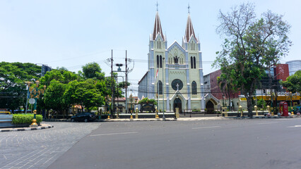 Obraz premium Beautiful Church Building with Classic Architecture