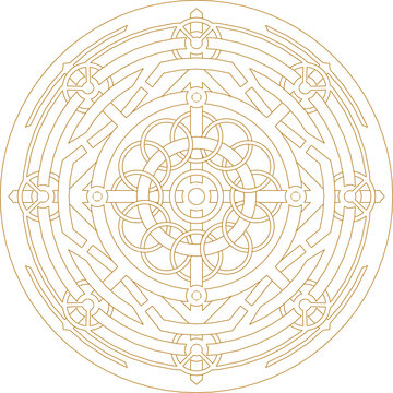 sketch vector illustration silhouette design ornament decoration anagram mandala spiral decoration classic ethnic vintage traditional abstract modern minimalist 