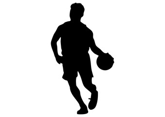 バスケット選手のシルエット4