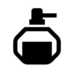 Vector art of lotion bottle