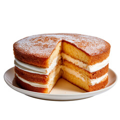 Vanilla Sponge Cake png
