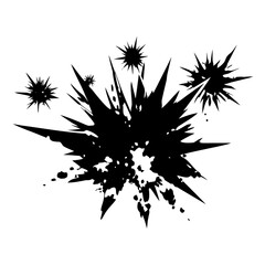 black and white abstract background