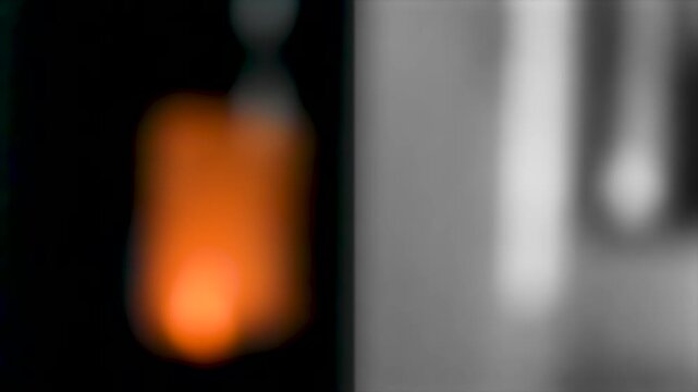 Blurred pellet stove for backgrounds or abstract