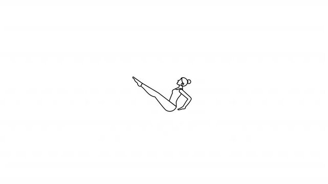 yoga pose vector