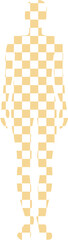 Y2k Checkered Silhouette