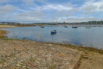 vu sur le port de Camaret-sur-Mer, Finistère  en Bretagne