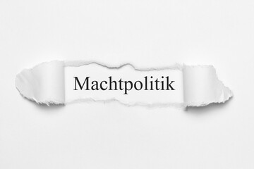 Fototapeta premium Machtpolitik 