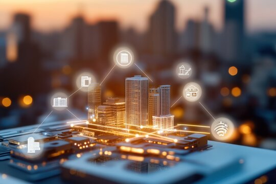 REIT portfolio diversification financial growth illustration
