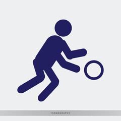 Dynamic basketball icon conveying movement, energy, and teamwork, ideal for sports design projects and athletic branding, adding a modern touch to any design