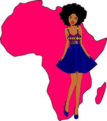 cute black woman