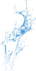 water splash isolated on white background