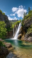 waterfall in thailand