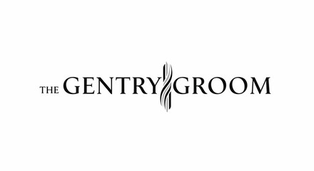 Elegant Textual Gentry Grooming Brand Identity Wordmark Minimalist Logo Design