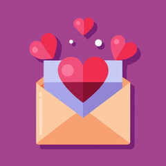 envelope with heart